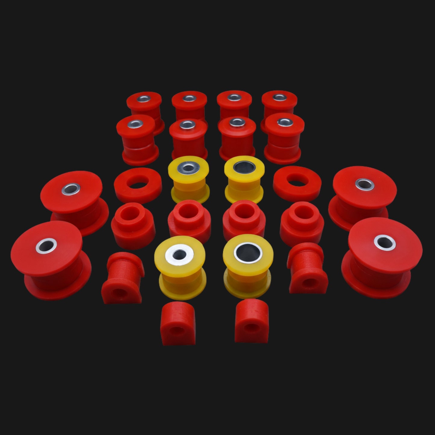 Komplet tulei poliuretanowych zawieszenia Nissan Patrol Y60 Y61 | 24 szt.