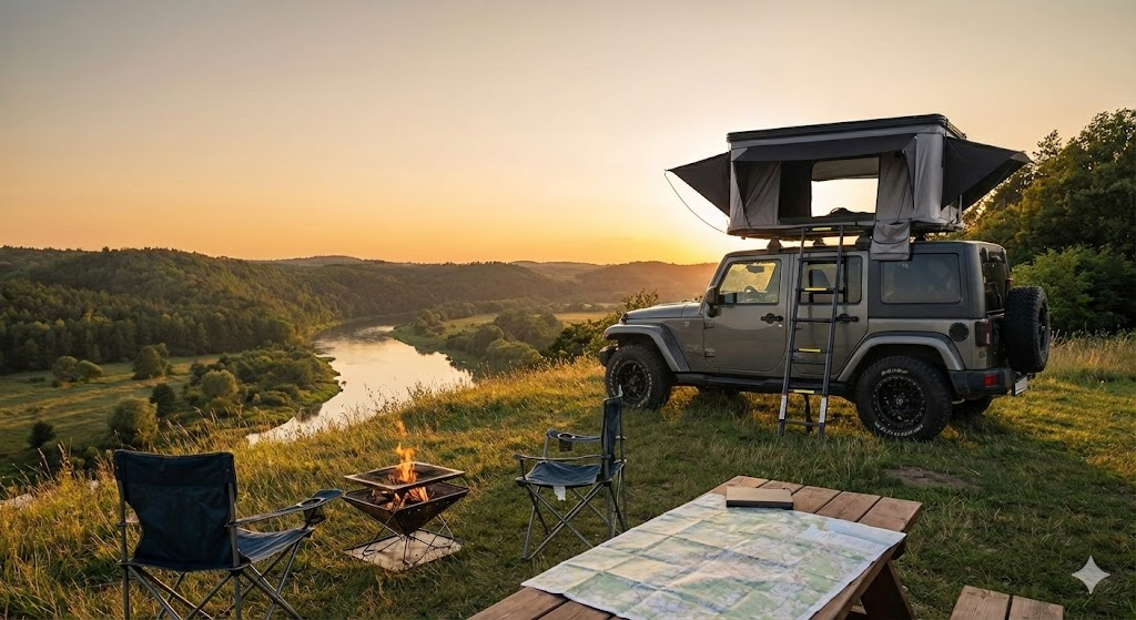 Najlepsze trasy na weekend z namiotem dachowym w Polsce: TOP 10