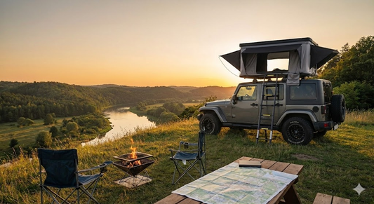 Najlepsze trasy na weekend z namiotem dachowym w Polsce: TOP 10