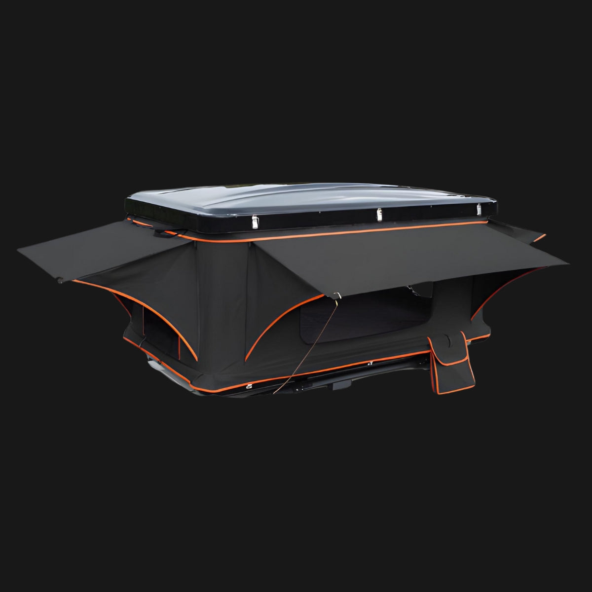 Samochodowy namiot dachowy WayPark | Rozkładanie 5 sek | LED | 2-osobowy