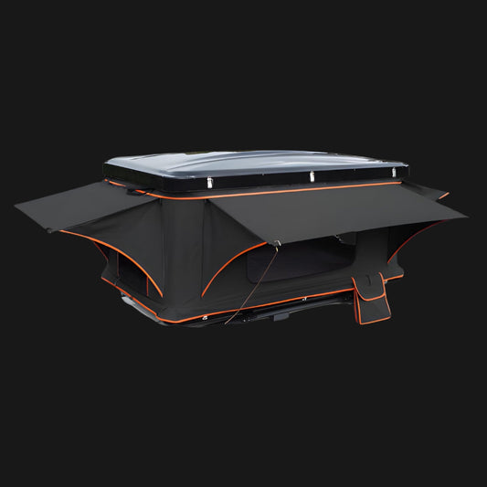 Samochodowy namiot dachowy WayPark | Rozkładanie 5 sek | LED | 2-osobowy