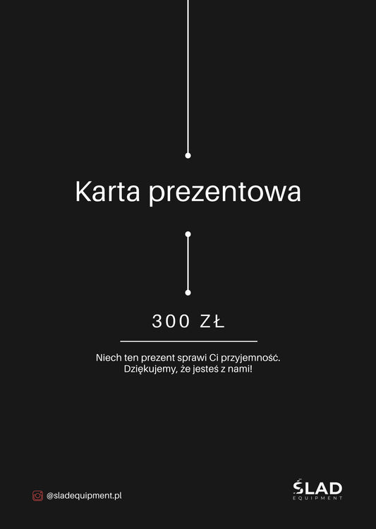 Karta prezentowa ŚLAD Equipment